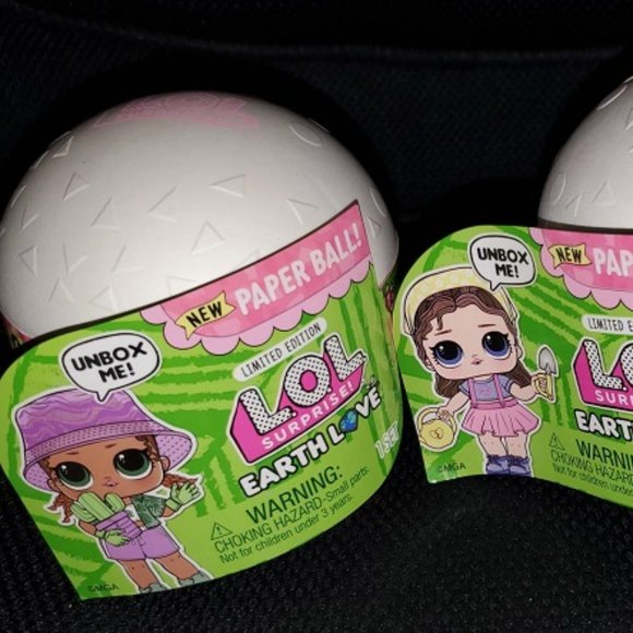 LOT OF 10 : LOL SURPRISE! MINI MYSTERY BALLS - EARTH LOVE - SEALED - NIB - Picture 2 of 8